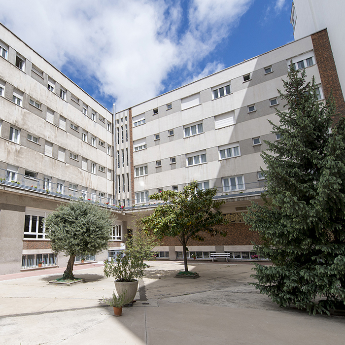 Patio exterior residencia